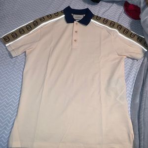 GUCCI MENS POLO WITH INTERLOCKING G